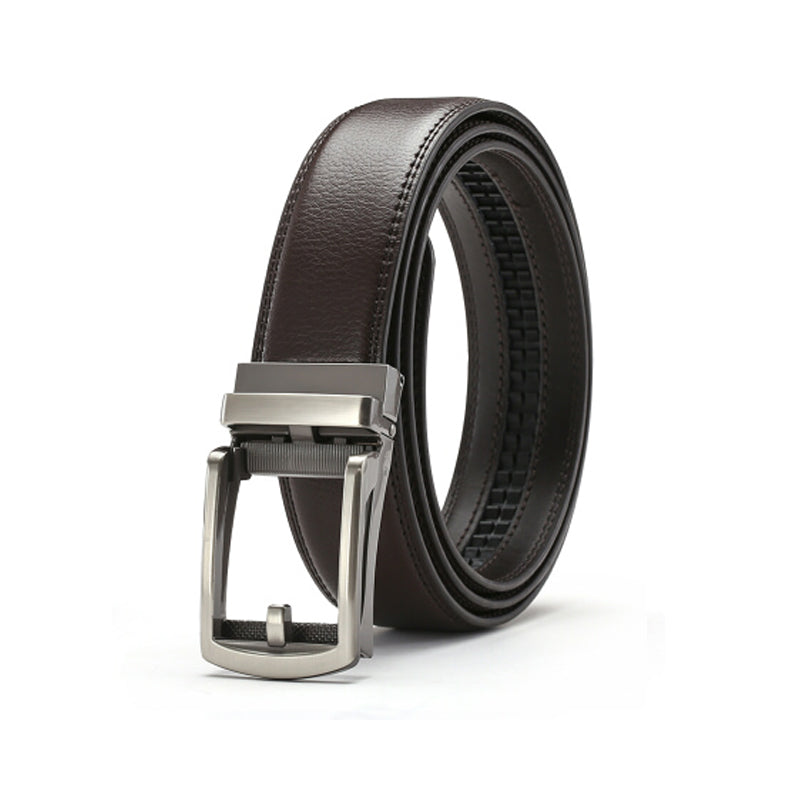 メンズ 本革ベルト 穴なし