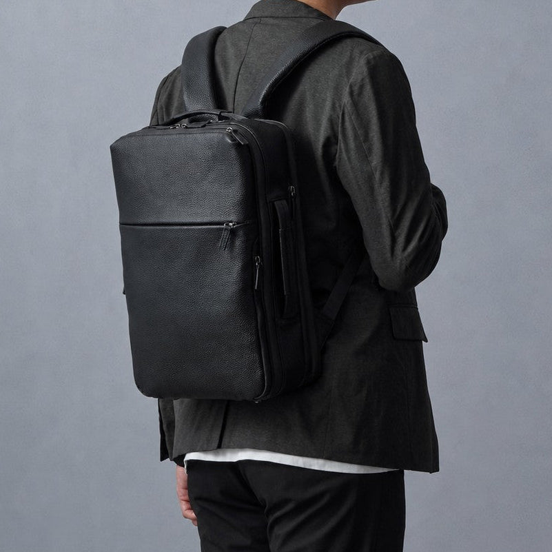【美品】LASIEM 本革 ビジネスリュック 撥水 15インチPC収納 メンズ ビジネスリュック 本革 撥水 – LASIEM（ラシエム）公式ストア