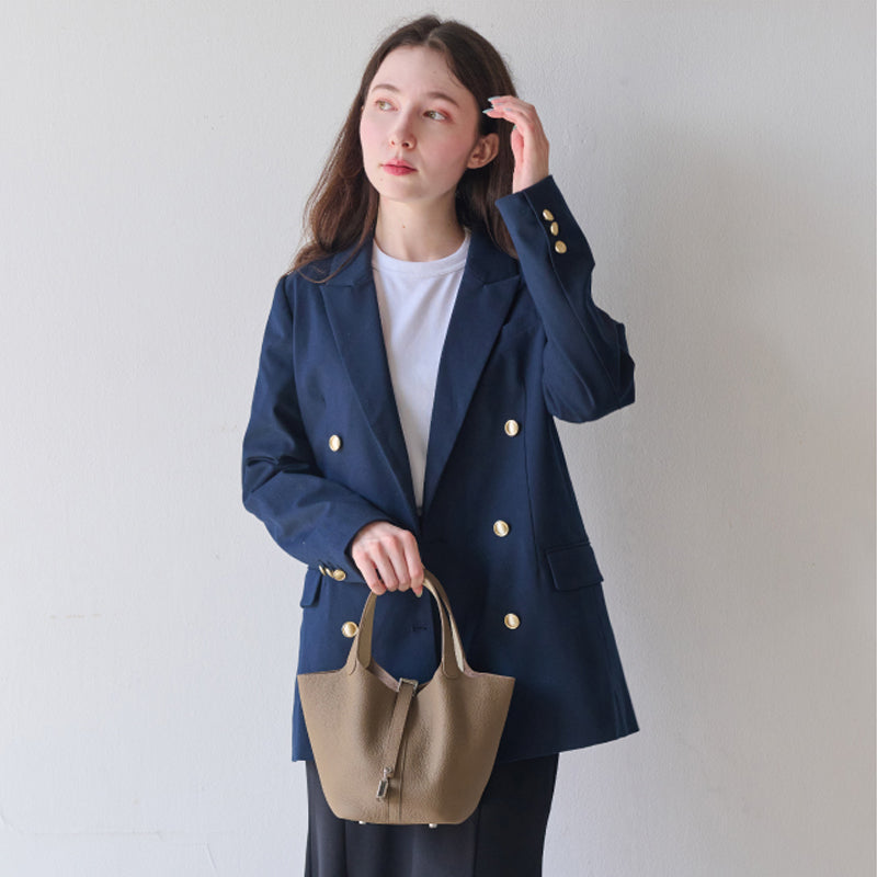 本革キューブバッグ レディース 選べる2サイズ