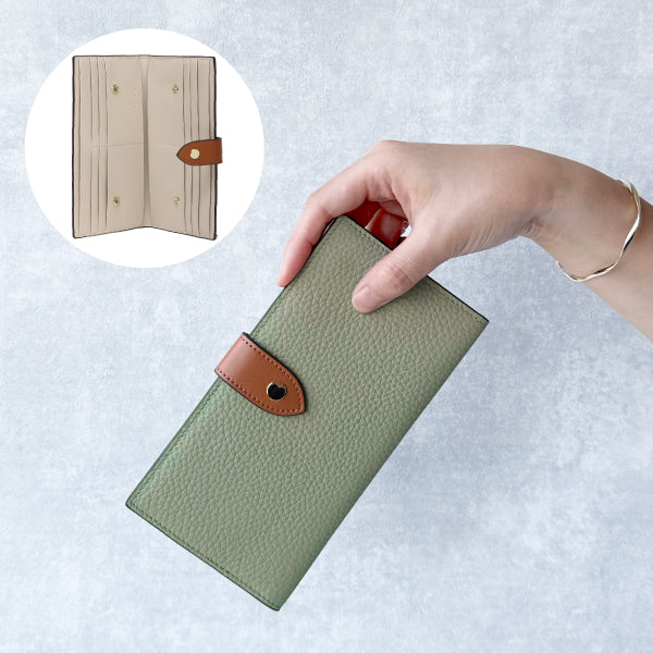 ベルト付き薄型長財布
