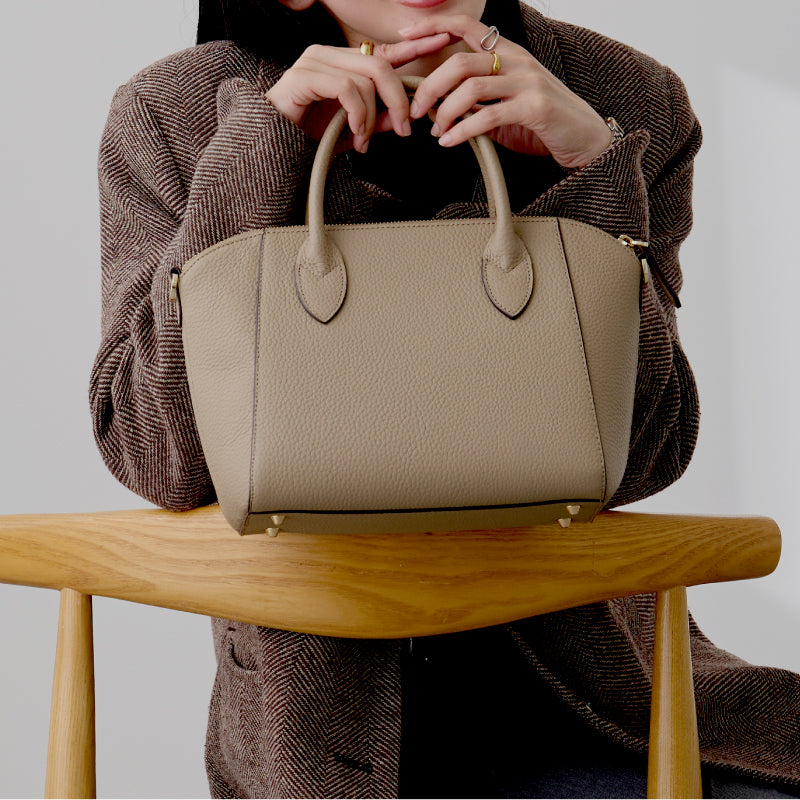 2WAY レザーハンドバッグ(M)