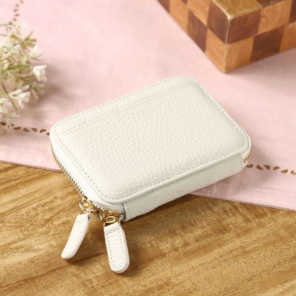 本革バイカラースマートキーケース2個収納