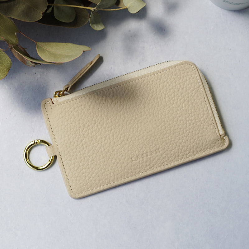 本革バイカラーL字フラグメントケース