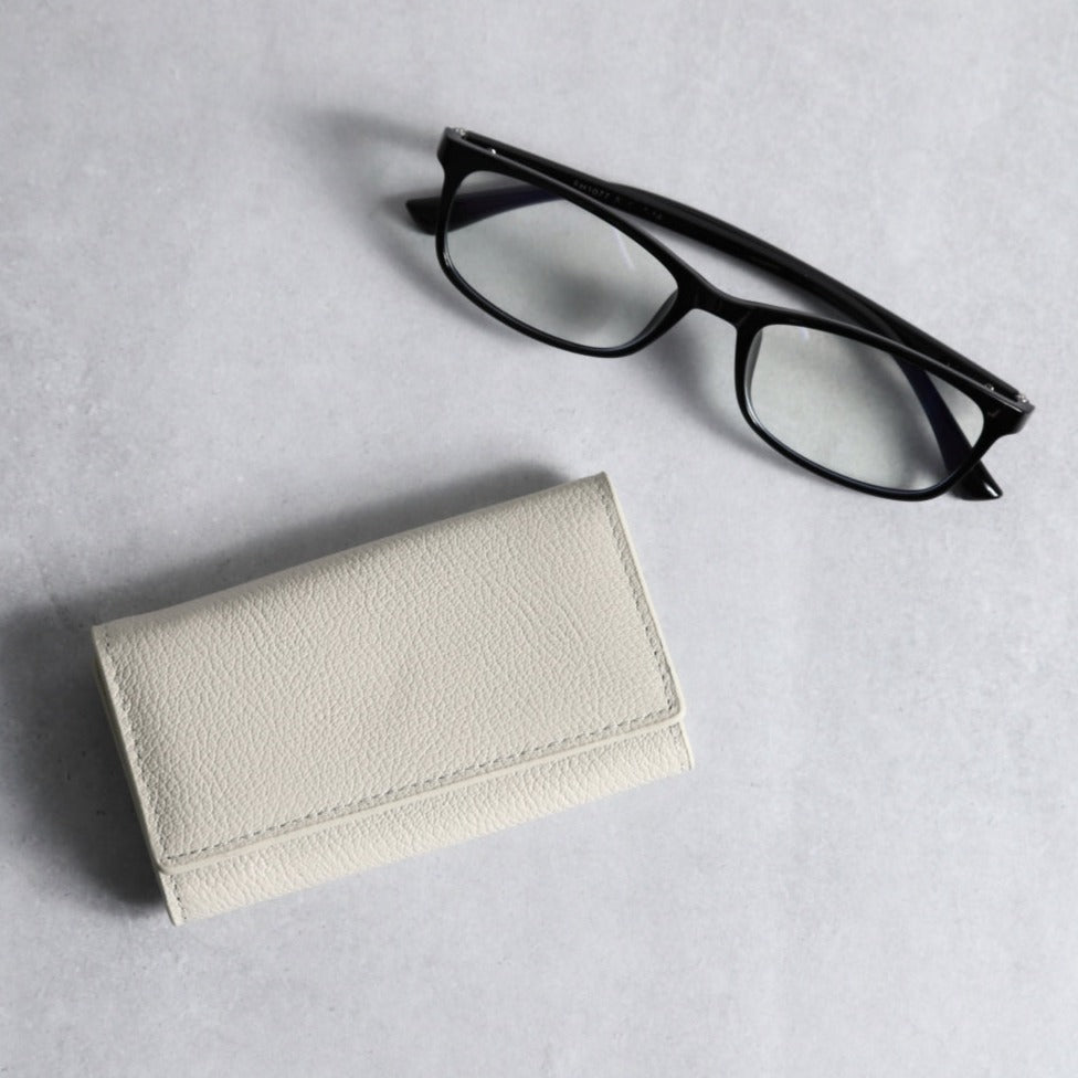 メンズ 本革三つ折りキーケース