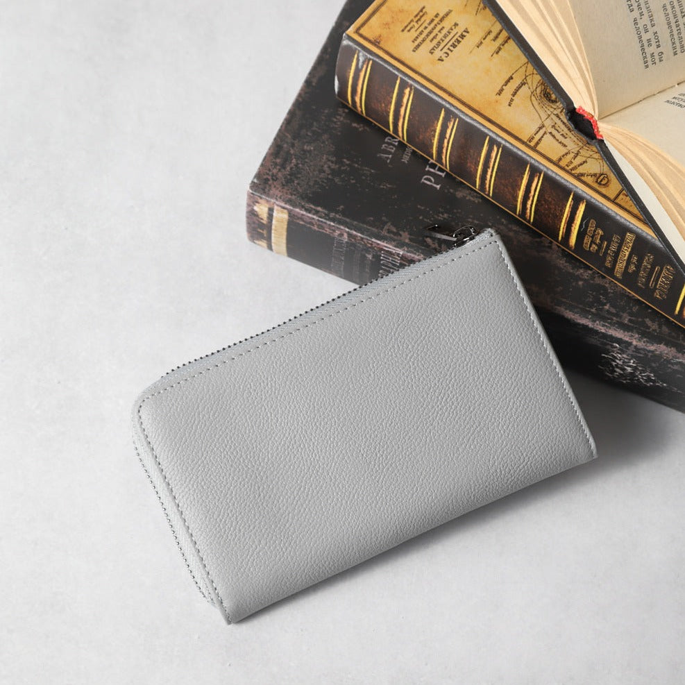 メンズ 本革短い小さい長財布