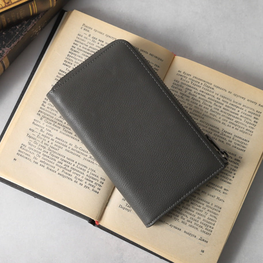 メンズ 本革短い小さい長財布