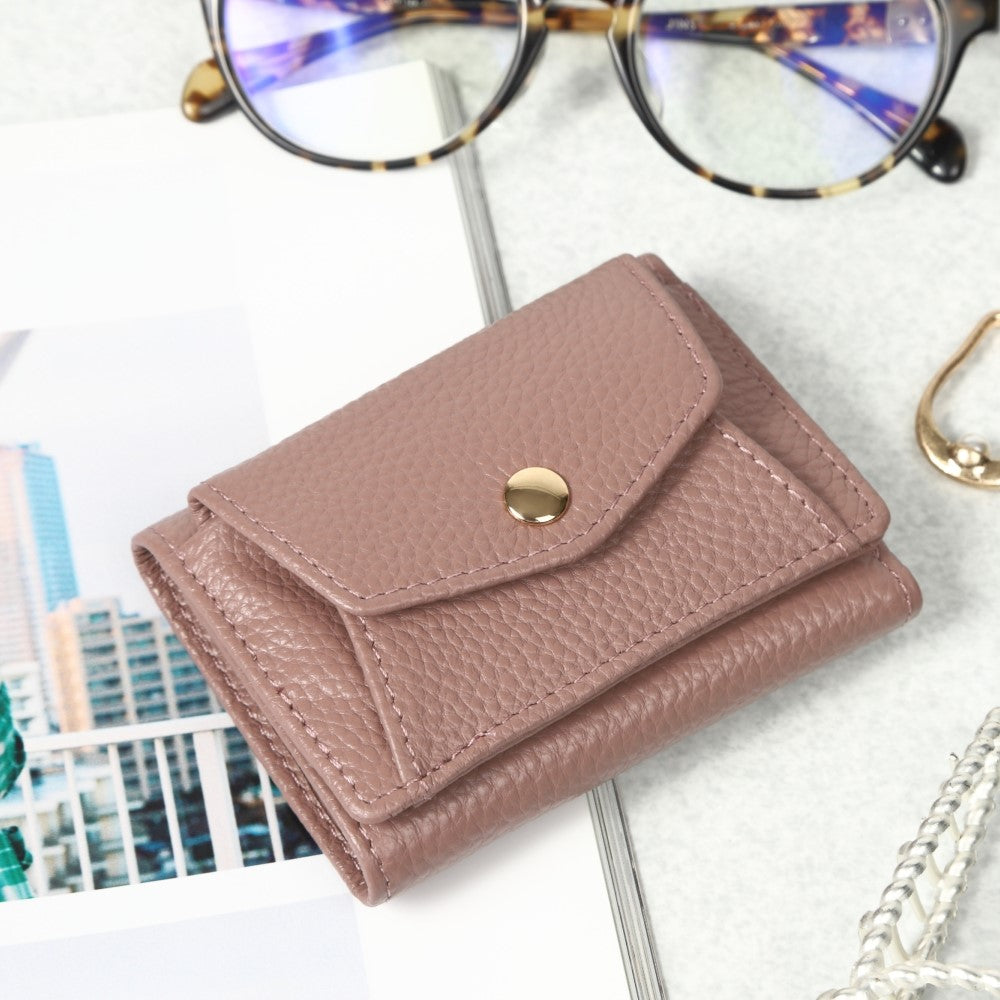 本革三つ折り超ミニ財布(選べる2タイプ)