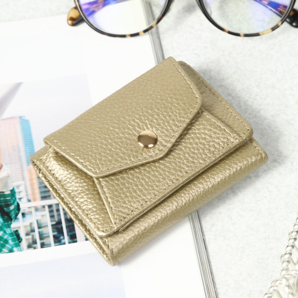 本革三つ折り超ミニ財布(選べる2タイプ)