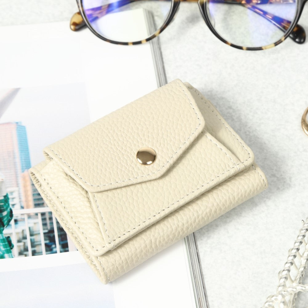 本革三つ折り超ミニ財布(選べる2タイプ)