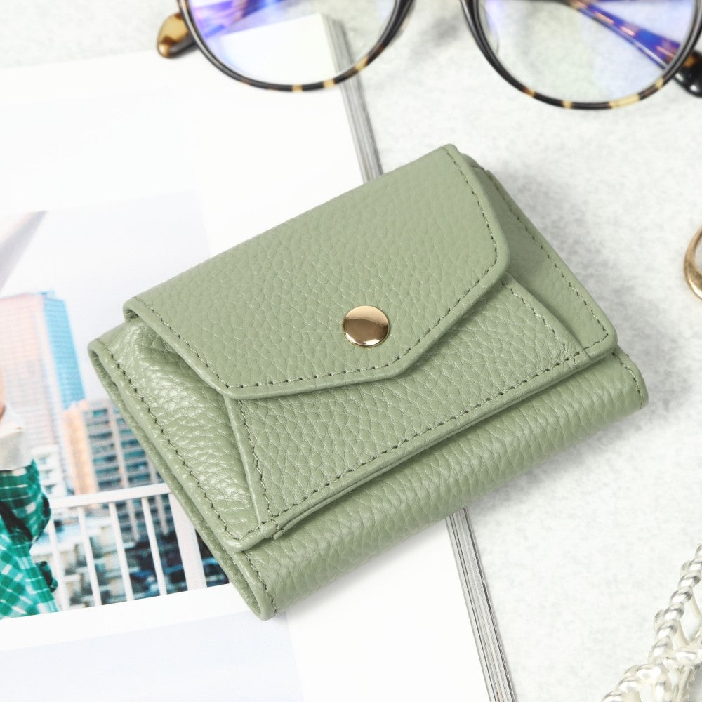 本革三つ折り超ミニ財布(選べる2タイプ)