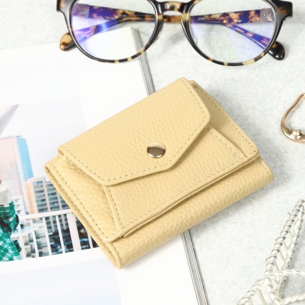 本革三つ折り超ミニ財布(選べる2タイプ)