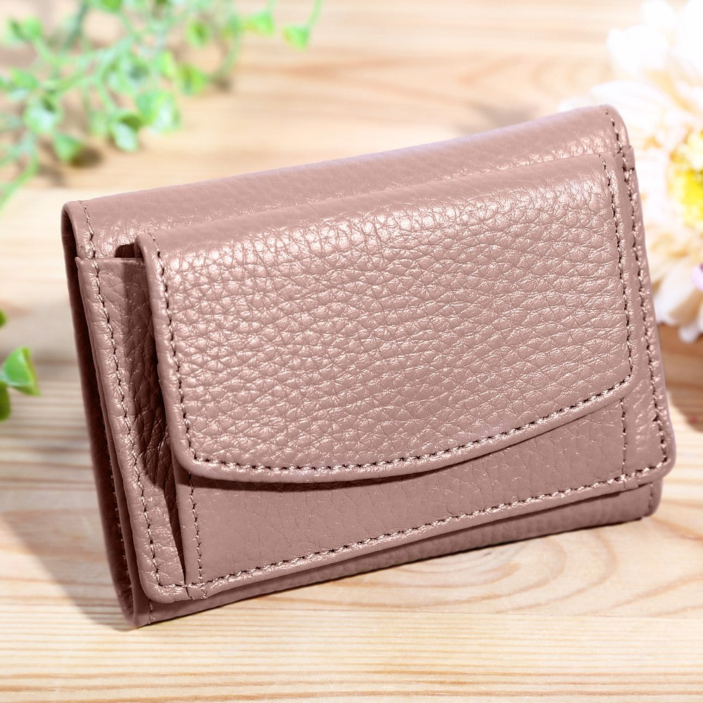 本革三つ折り超ミニ財布(選べる2タイプ)