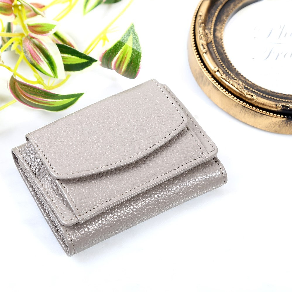 本革三つ折り超ミニ財布(選べる2タイプ)