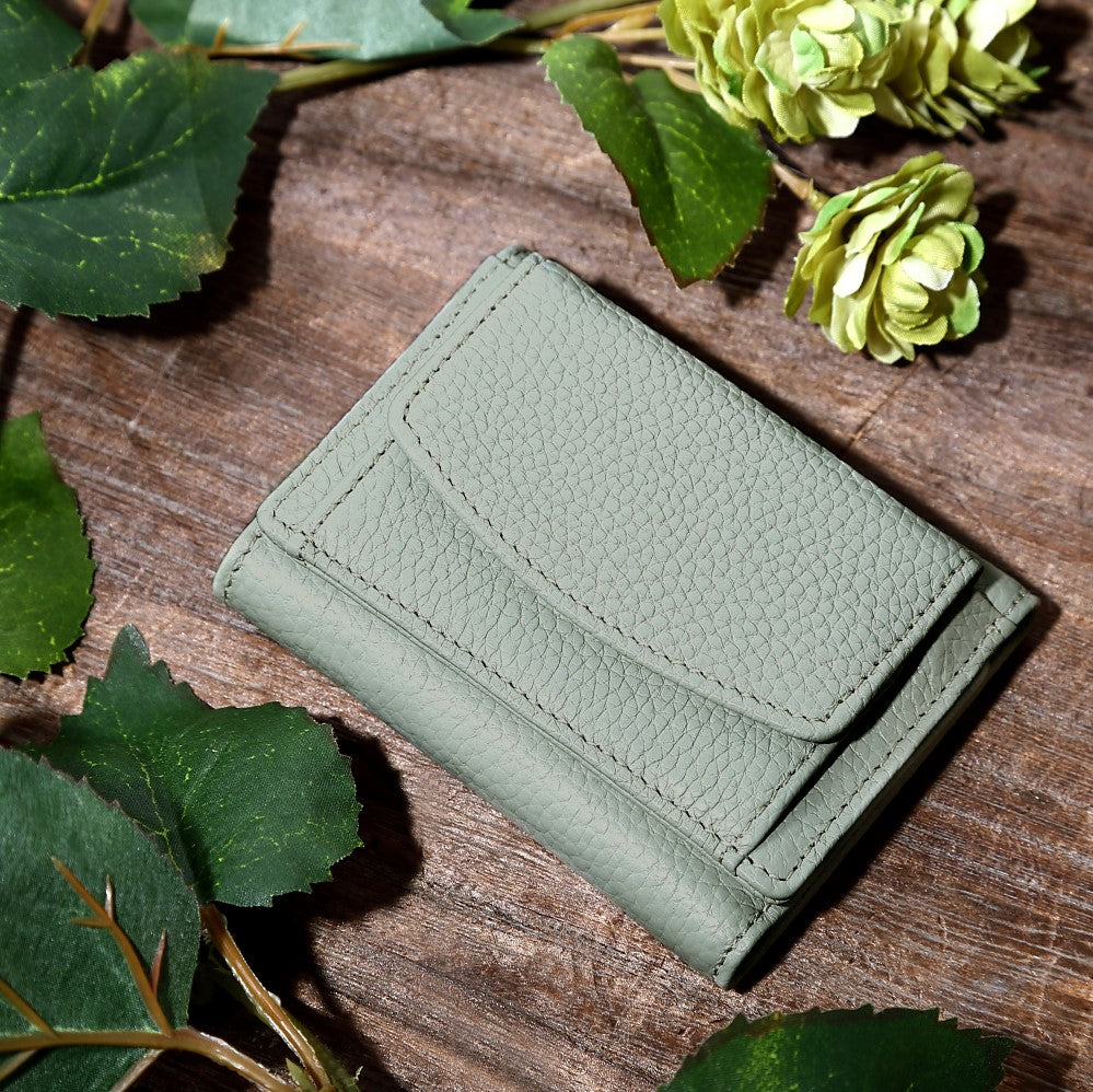 本革三つ折り超ミニ財布(選べる2タイプ)