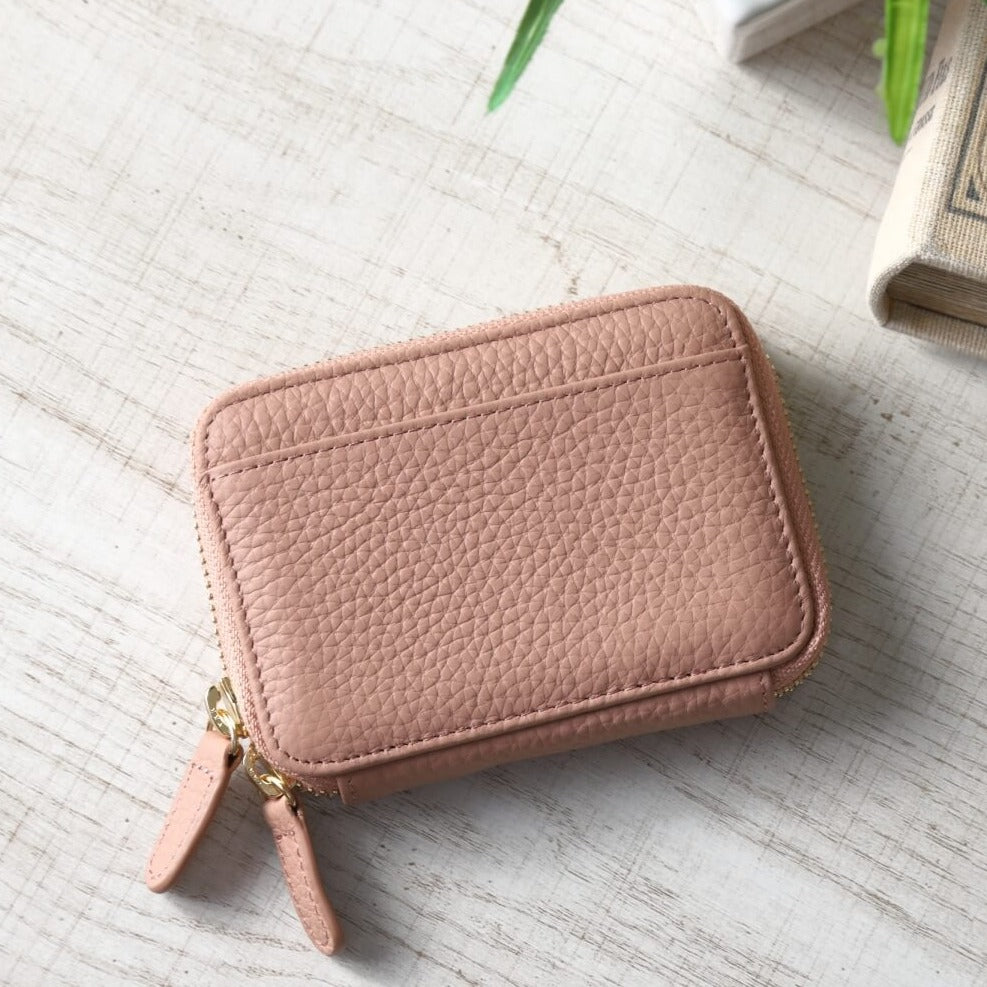 本革バイカラースマートキーケース2個収納