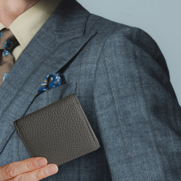 メンズ 二つ折り財布 薄型
