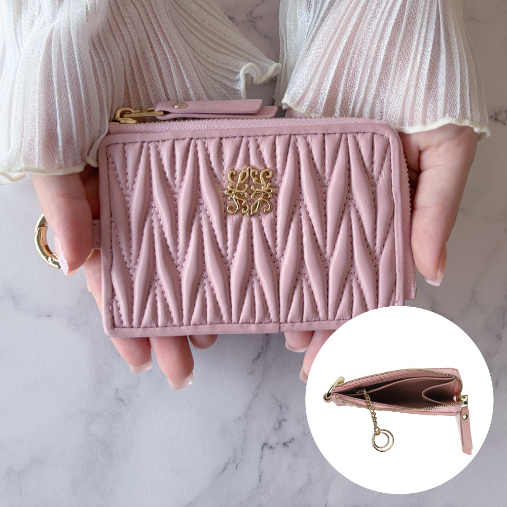 フラグメントケース キルティング 本革