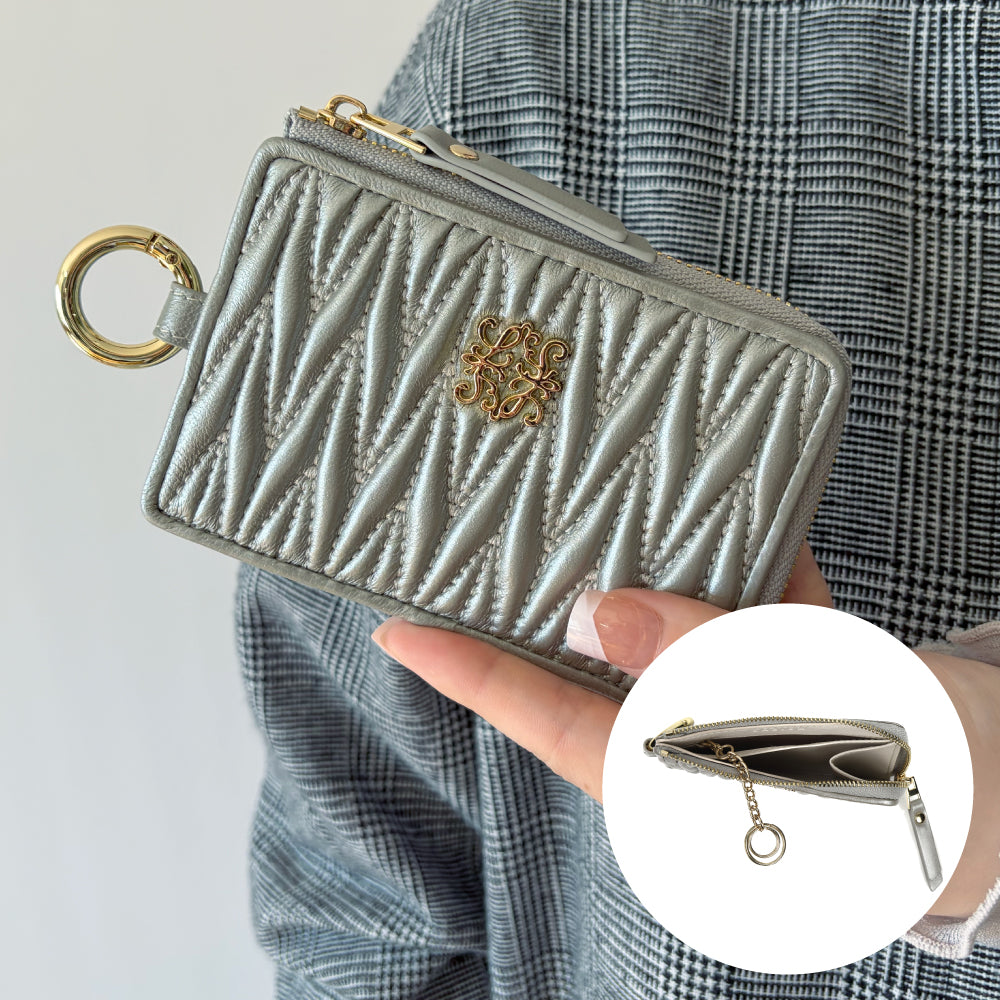 フラグメントケース キルティング 本革