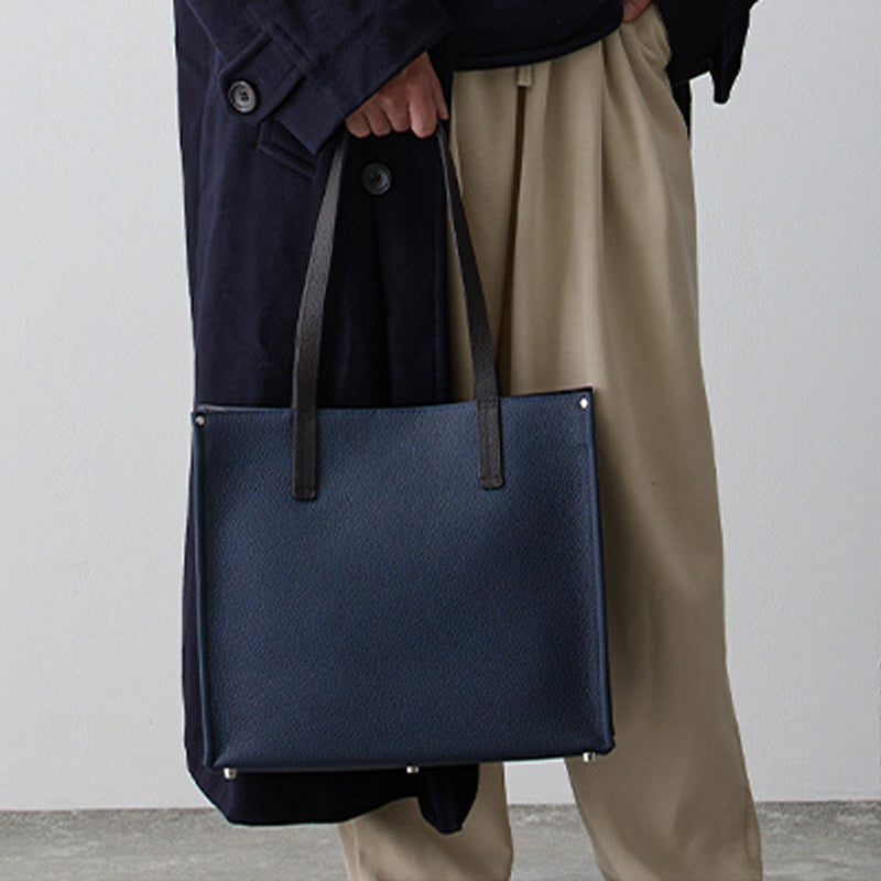 メンズ 多機能トートバッグ 本革