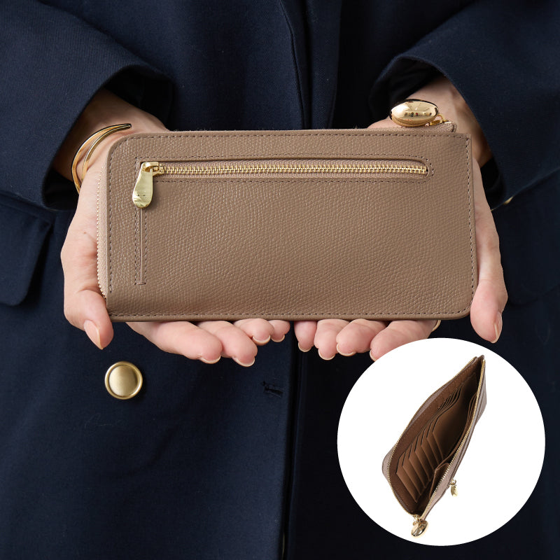 日本製 小さい長財布 姫路レザー