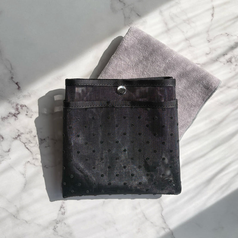 チュールメッシュポーチ 小物入れ