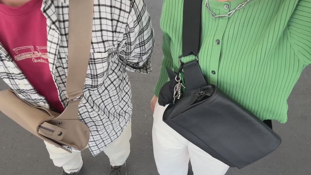 本革 メンズ レディース ユニセックス ボディバッグ