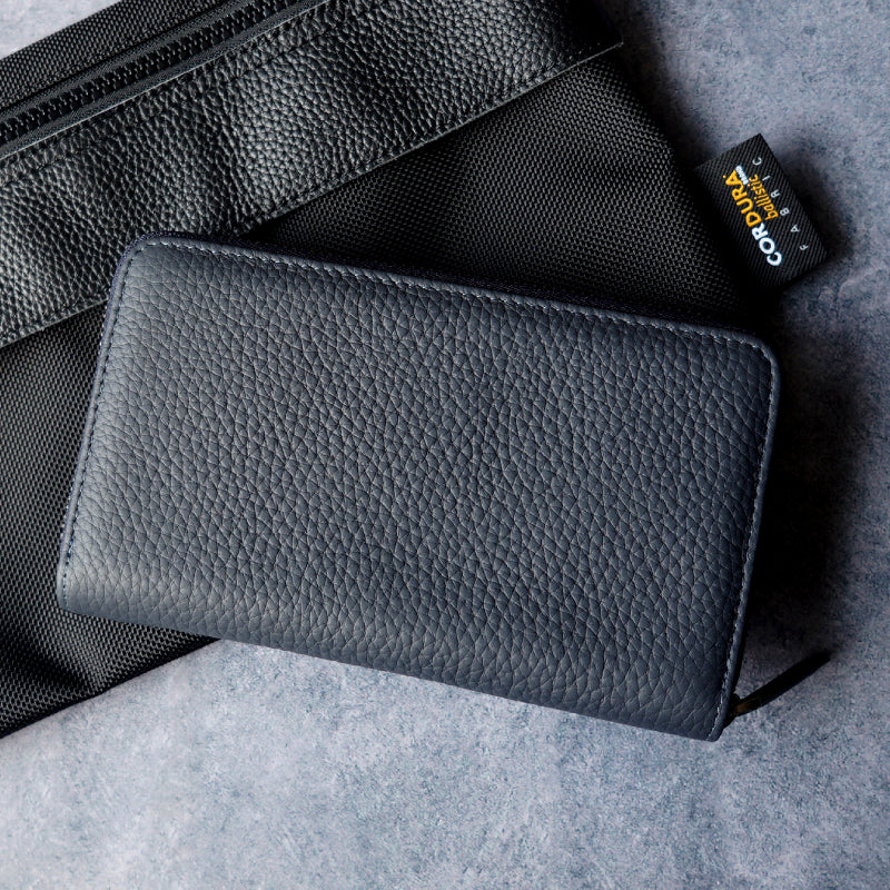 メンズ 本革じゃばら式長財布