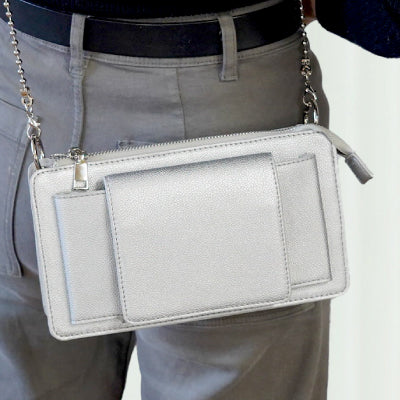 レザーお財布ショルダー（ショルダーストラップ２種付）