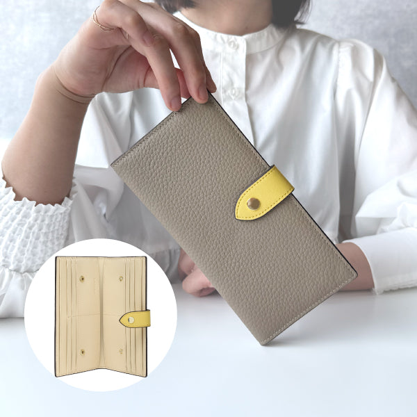 ベルト付き薄型長財布