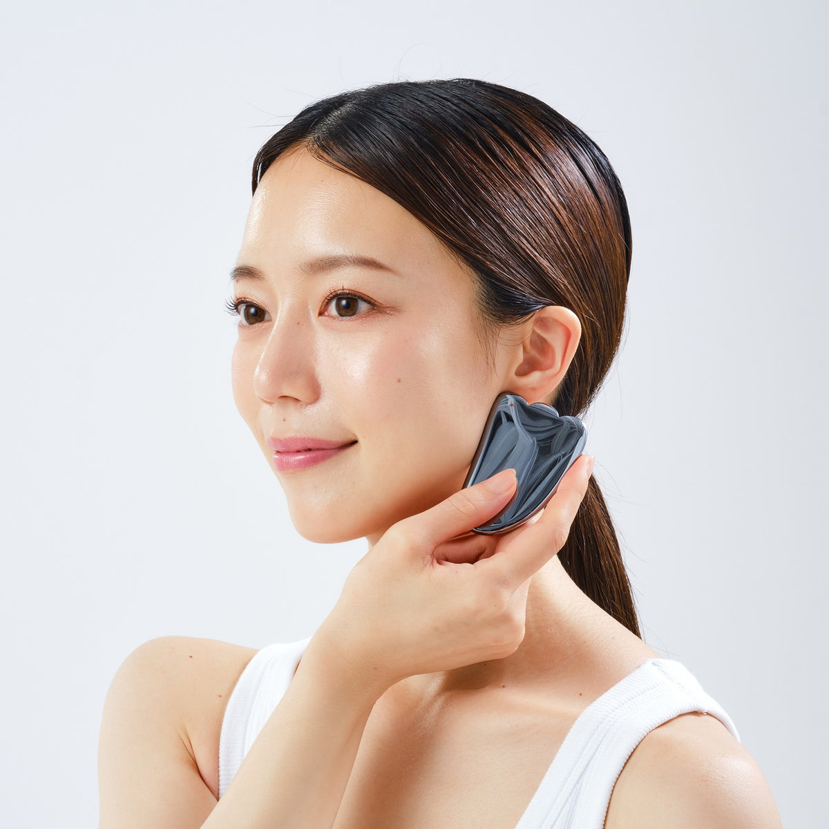 ストラップ＆収納袋付き　かっさプレート