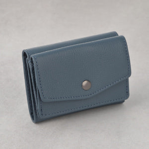 メンズ　本革三つ折りミニ財布（選べる２タイプ）