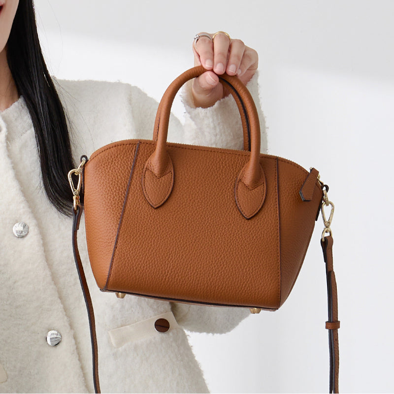 2WAY レザーハンドバッグ（S）