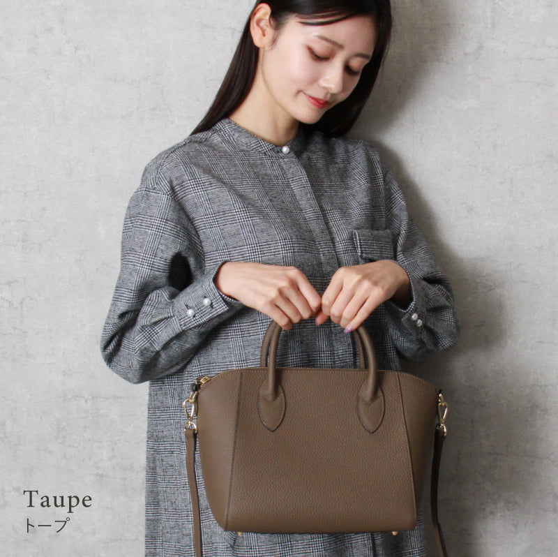 2WAY レザーハンドバッグ（M）