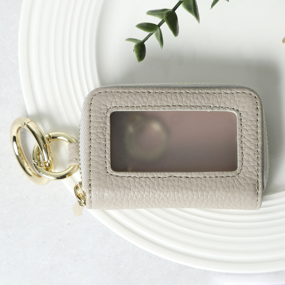 本革バイカラークリア窓付きスマートキーケース（選べる２タイプ）