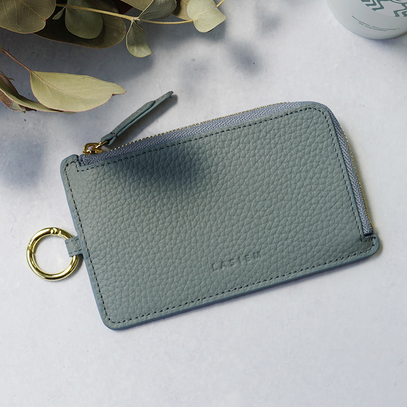 本革バイカラーL字フラグメントケース