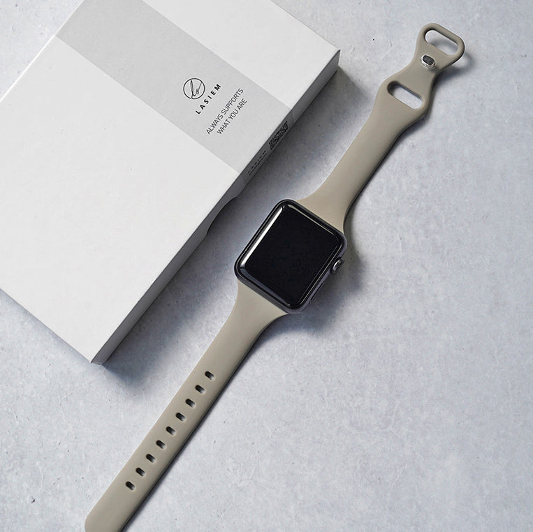 Apple Watch 38 40 41mm シリコンバンド ブルー - 時計