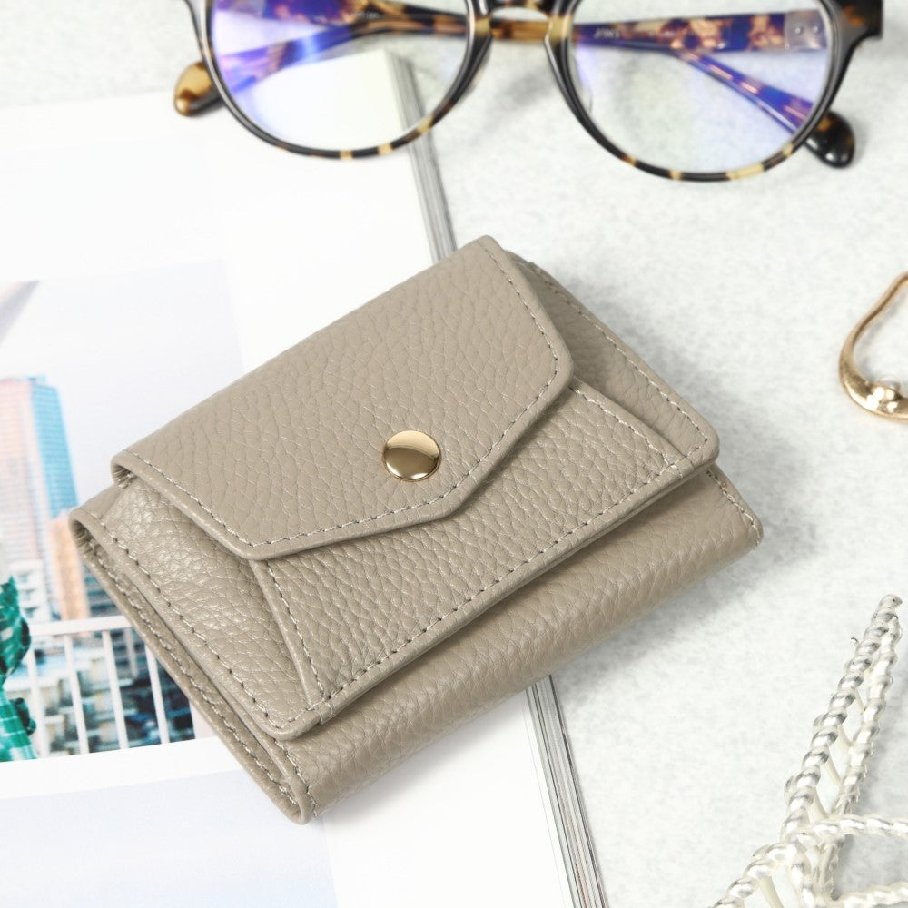 本革三つ折り超ミニ財布（選べる２タイプ）