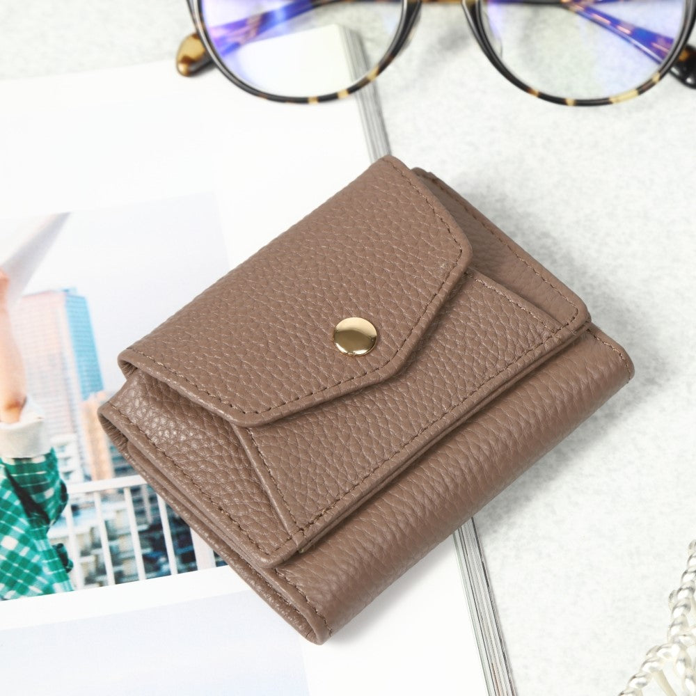 本革三つ折り超ミニ財布（選べる２タイプ）